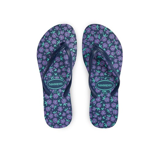 Japonki Havaianas 41445119071 Granatowy ze sklepu eobuwie.pl w kategorii Klapki damskie - zdjęcie 182112341