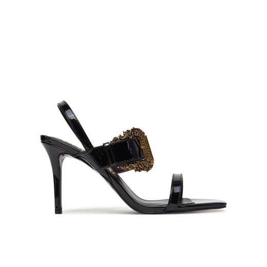 Sandały Versace Jeans Couture 78VA3S71 Czarny ze sklepu eobuwie.pl w kategorii Sandały damskie - zdjęcie 182112361