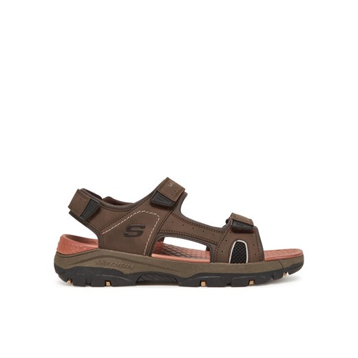 Sandały Skechers Tresmen-Hirano 204106/CHOC Brązowy ze sklepu eobuwie.pl w kategorii Sandały męskie - zdjęcie 182112410