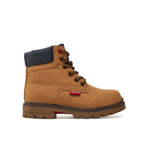 Trzewiki Levi's® VFOR0050S Brązowy ze sklepu eobuwie.pl w kategorii Buty zimowe dziecięce - zdjęcie 182112462