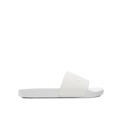 Klapki Calvin Klein Pool Slide Rubber HM0HM00636 Biały Calvin Klein 42 eobuwie.pl