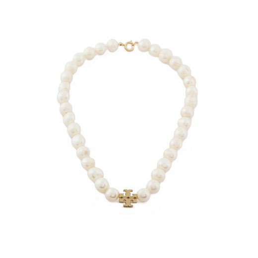 Naszyjnik Tory Burch Kira Pearl Necklace 157964 Złoty ze sklepu eobuwie.pl w kategorii Naszyjniki - zdjęcie 182112474