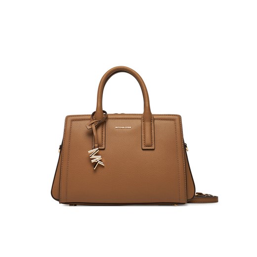 Torebka MICHAEL Michael Kors Laila 30S5G9IS1L Brązowy ze sklepu eobuwie.pl w kategorii Kuferki - zdjęcie 182112641