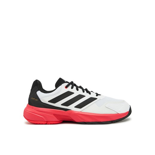 Buty do tenisa adidas Courtjam Control 3 IH3092 Biały ze sklepu eobuwie.pl w kategorii Buty sportowe męskie - zdjęcie 182112904