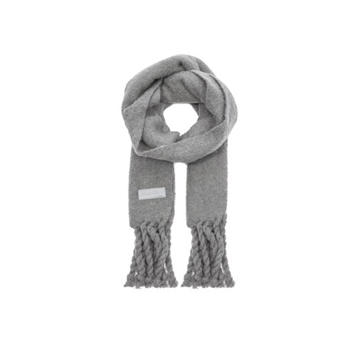 Szalik Tommy Hilfiger Tommy Twist Scarf AW0AW15530 Szary ze sklepu eobuwie.pl w kategorii Szaliki i chusty damskie - zdjęcie 182112954
