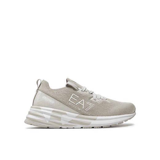 Sneakersy EA7 Emporio Armani X8X095 XK240 T498 Szary ze sklepu eobuwie.pl w kategorii Buty sportowe męskie - zdjęcie 182113103