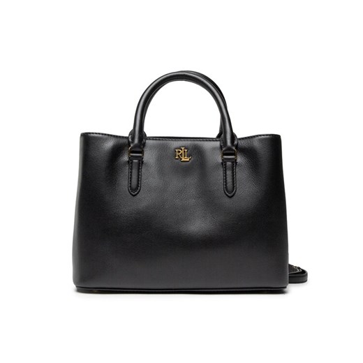 Torebka Lauren Ralph Lauren Marcy 26 431876725004 Czarny ze sklepu eobuwie.pl w kategorii Torby Shopper bag - zdjęcie 182113123