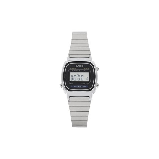 Zegarek Casio Vintage LA670WEA-1EF Srebrny ze sklepu eobuwie.pl w kategorii Zegarki - zdjęcie 182113154