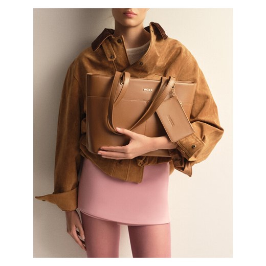 Torebka MEXX MEXX-S-003-07 Brązowy ze sklepu eobuwie.pl w kategorii Torby Shopper bag - zdjęcie 182113243