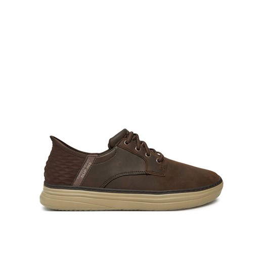 Sneakersy Skechers Hyland-Ryland 205279 Brązowy ze sklepu eobuwie.pl w kategorii Buty sportowe męskie - zdjęcie 182113340