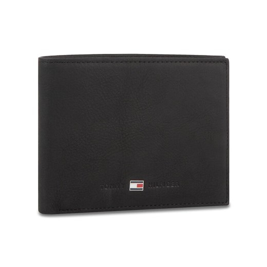 Duży Portfel Męski Tommy Hilfiger Johnson Cc And Coin Pocket AM0AM82565/AM0AM00659 Czarny ze sklepu eobuwie.pl w kategorii Portfele męskie - zdjęcie 182113372