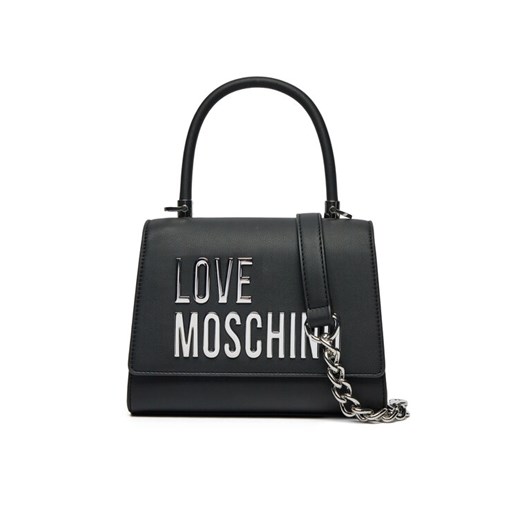 Torebka LOVE MOSCHINO JC4024PP1MKD000B Czarny ze sklepu eobuwie.pl w kategorii Kuferki - zdjęcie 182113394