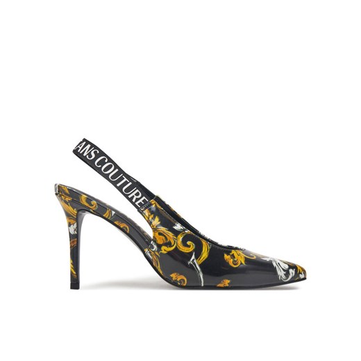 Sandały Versace Jeans Couture 78VA3S52 Czarny ze sklepu eobuwie.pl w kategorii Czółenka - zdjęcie 182113472