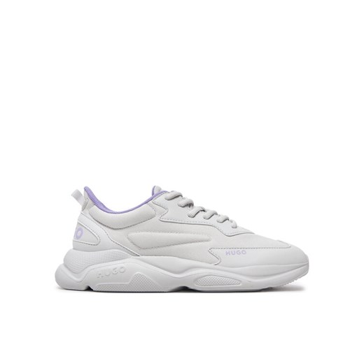 Sneakersy Hugo Leon_Runn 50512717 Szary ze sklepu eobuwie.pl w kategorii Buty sportowe damskie - zdjęcie 182113514