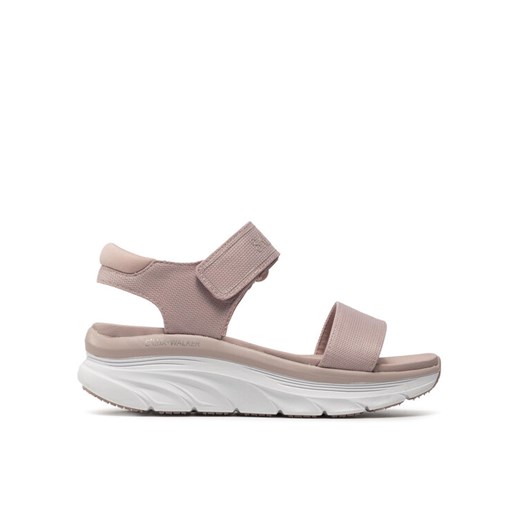 Sandały Skechers New Block 119226/BLSH Różowy ze sklepu eobuwie.pl w kategorii Sandały damskie - zdjęcie 182113574