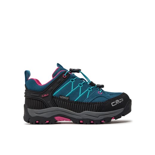 Trekkingi CMP Kids Rigel Low Trekking Shoes Wp 3Q13244 Niebieski ze sklepu eobuwie.pl w kategorii Buty trekkingowe dziecięce - zdjęcie 182113592