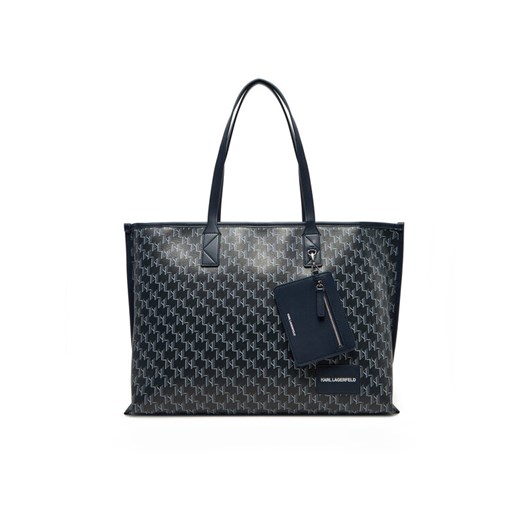 Torebka KARL LAGERFELD A1W30183 Granatowy ze sklepu eobuwie.pl w kategorii Torby Shopper bag - zdjęcie 182113621