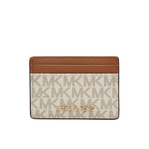 Etui na karty kredytowe MICHAEL Michael Kors 32F1GJ6D0B Écru ze sklepu eobuwie.pl w kategorii Etui - zdjęcie 182113730