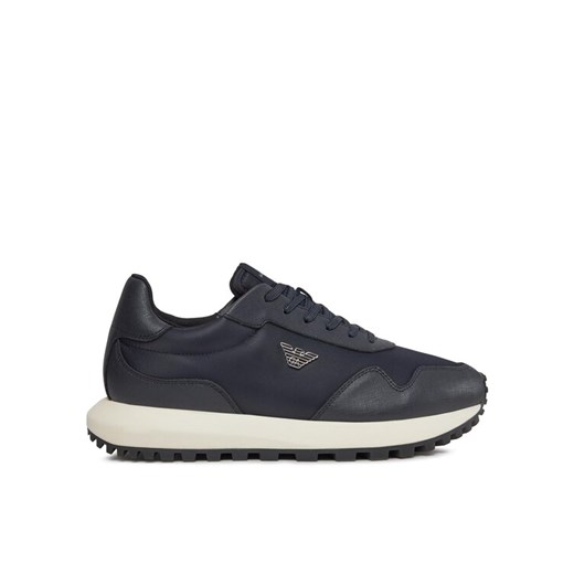 Sneakersy Emporio Armani X4X630 XN877 N151 Granatowy ze sklepu eobuwie.pl w kategorii Buty sportowe męskie - zdjęcie 182113820