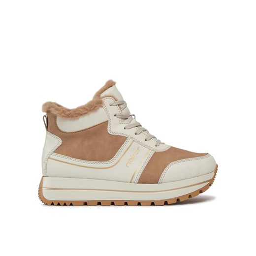 Sneakersy Rieker N4003-20 Beżowy Rieker 38 eobuwie.pl