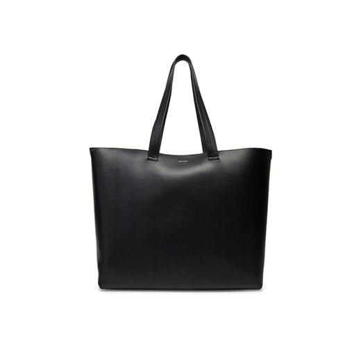 Torba Calvin Klein Ck Premium Leather E/W Tote Xl K50K512894 Czarny ze sklepu eobuwie.pl w kategorii Torby Shopper bag - zdjęcie 182114003