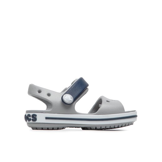 Sandały Crocs Crocband Sandal 12856 Szary ze sklepu eobuwie.pl w kategorii Buciki niemowlęce - zdjęcie 182114043