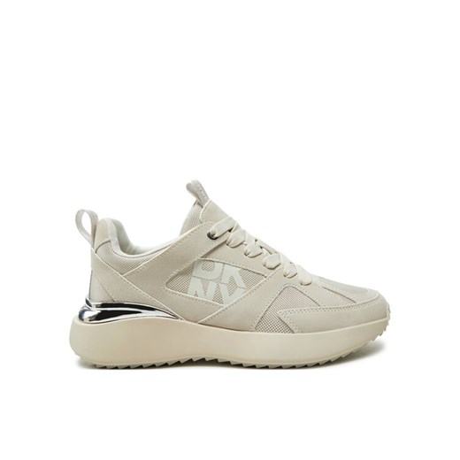 Sneakersy DKNY Zofi K4402944 Beżowy ze sklepu eobuwie.pl w kategorii Buty sportowe damskie - zdjęcie 182114160
