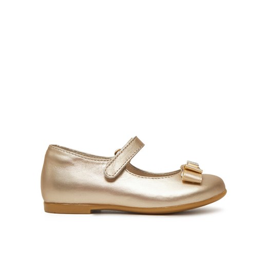 Baleriny Tommy Hilfiger Ballerina T1A3-33927-0220 S Złoty ze sklepu eobuwie.pl w kategorii Balerinki dziecięce - zdjęcie 182114270