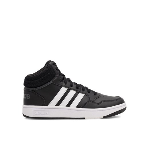 Sneakersy adidas HOOPS MID 3.0 K GW0402 Czarny ze sklepu eobuwie.pl w kategorii Buty sportowe dziecięce - zdjęcie 182114382