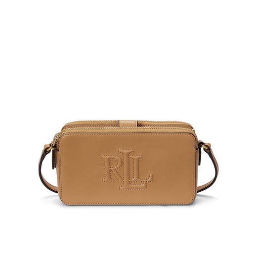 Torebka LAUREN RALPH LAUREN 432951475007 Brązowy ze sklepu eobuwie.pl w kategorii Listonoszki - zdjęcie 182114462
