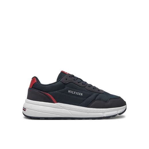 Sneakersy Tommy Hilfiger Faston Mix Ess FM0FM05141 Granatowy Tommy Hilfiger 42 eobuwie.pl