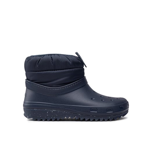 Botki Crocs Classic Neo Puff Shorty Boot W 207311 Granatowy ze sklepu eobuwie.pl w kategorii Buty zimowe dziecięce - zdjęcie 182114571
