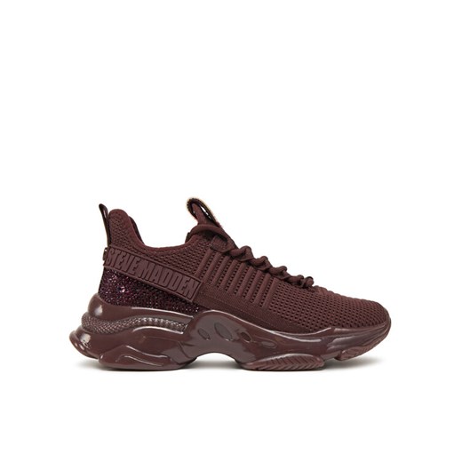 Sneakersy Steve Madden Maxilla SM19000110 Bordowy ze sklepu eobuwie.pl w kategorii Buty sportowe damskie - zdjęcie 182114611