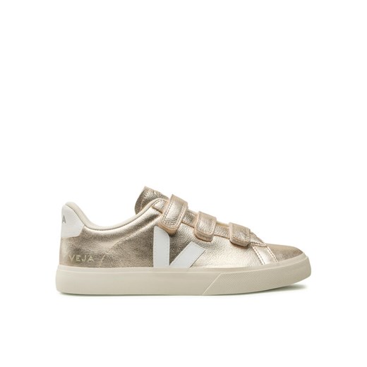 Sneakersy Veja Recife Logo Chromefree RC0502418B Złoty ze sklepu eobuwie.pl w kategorii Buty sportowe męskie - zdjęcie 182114713