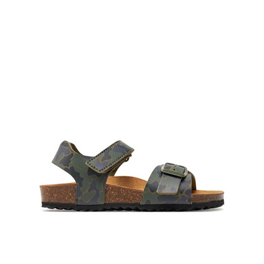 Sandały Geox J Ghita Boy J028LB 00004 C0837 S Khaki ze sklepu eobuwie.pl w kategorii Sandały dziecięce - zdjęcie 182114804