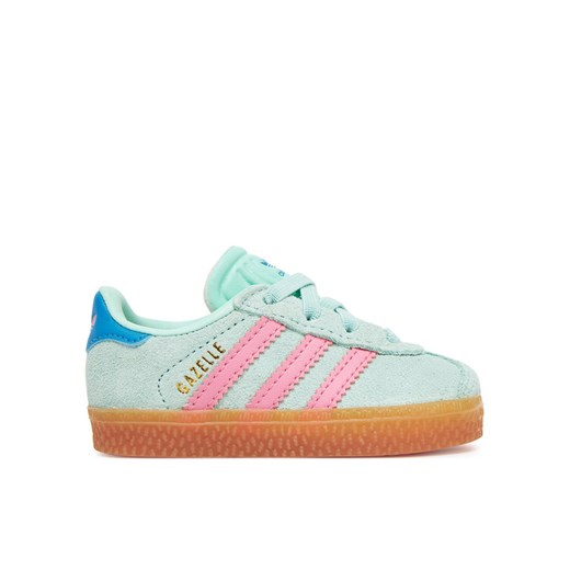 Sneakersy adidas Gazelle Comfort Closure JP7135 Zielony ze sklepu eobuwie.pl w kategorii Buty sportowe dziecięce - zdjęcie 182114952