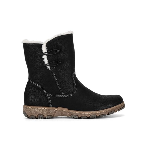 Botki Rieker Z0172-00 Czarny ze sklepu eobuwie.pl w kategorii Botki - zdjęcie 182114980