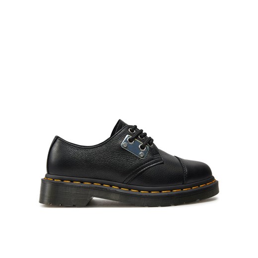 Glany Dr. Martens 1461 Metal Plate 31684001 Czarny ze sklepu eobuwie.pl w kategorii Półbuty damskie - zdjęcie 182115003