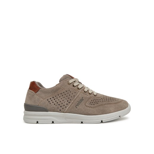 Sneakersy Rieker 16415-42 Szary ze sklepu eobuwie.pl w kategorii Buty sportowe męskie - zdjęcie 182115044