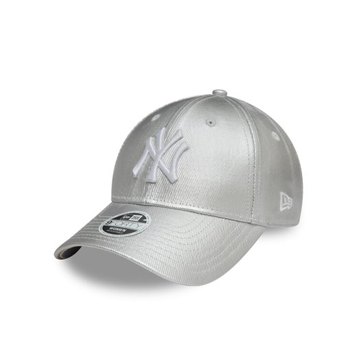 Czapka z daszkiem New Era New York Yankees Met Denim 9Forty 60595374 Srebrny ze sklepu eobuwie.pl w kategorii Czapki z daszkiem damskie - zdjęcie 182115064