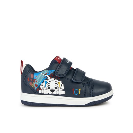 Sneakersy Geox B New Flick Boy B361LA 00085 C4211 M Granatowy ze sklepu eobuwie.pl w kategorii Trampki dziecięce - zdjęcie 182115071