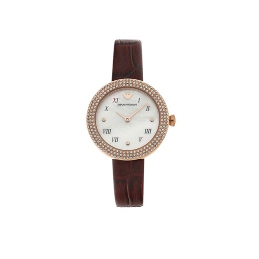 Zegarek Emporio Armani AR11357 Czerwony ze sklepu eobuwie.pl w kategorii Zegarki - zdjęcie 182115314