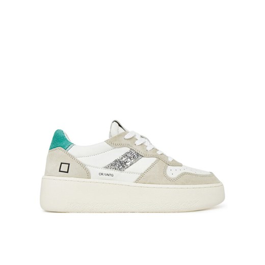 Sneakersy D.A.T.E. Court W421-CP-VC Biały ze sklepu eobuwie.pl w kategorii Buty sportowe damskie - zdjęcie 182115340