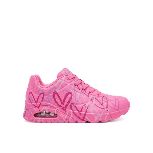Sneakersy Skechers Uno - Spread the Love 155507/HTPK Różowy ze sklepu eobuwie.pl w kategorii Buty sportowe damskie - zdjęcie 182115621