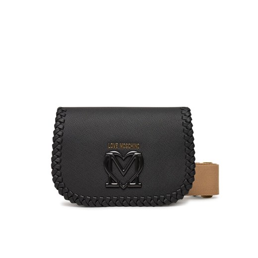 Torebka LOVE MOSCHINO JC4125PP1MLJ0000 Czarny ze sklepu eobuwie.pl w kategorii Listonoszki - zdjęcie 182115673