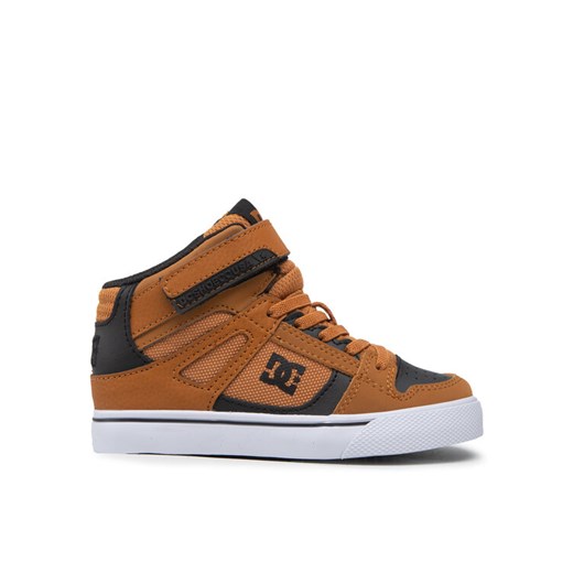 Sneakersy DC Pure High-Top Ev ADBS300324 Brązowy 31 eobuwie.pl