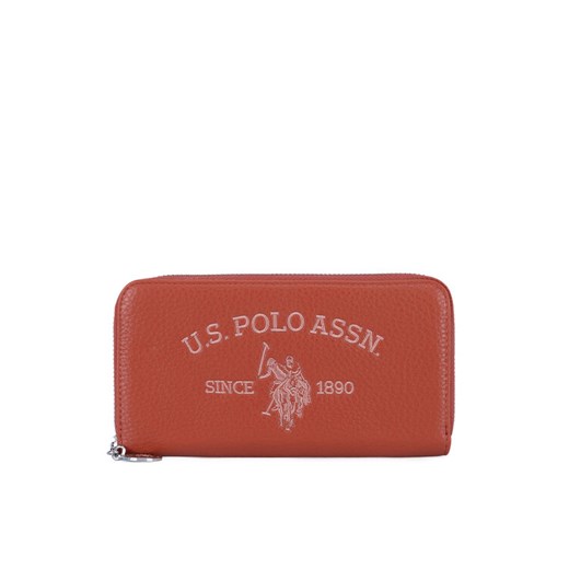 Duży Portfel Damski U.S. Polo Assn. WIUXT8413WVP Pomarańczowy ze sklepu eobuwie.pl w kategorii Portfele damskie - zdjęcie 182115752