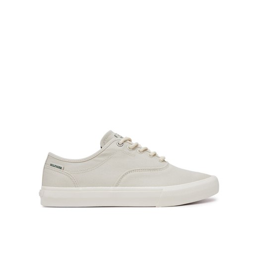 Tenisówki Tommy Hilfiger Th Hi Vulc Low Oxford Twill FM0FM05400 Biały ze sklepu eobuwie.pl w kategorii Trampki męskie - zdjęcie 182115840