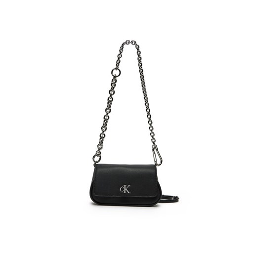 Torebka Calvin Klein Jeans K60K613049 Czarny ze sklepu eobuwie.pl w kategorii Kopertówki - zdjęcie 182116110