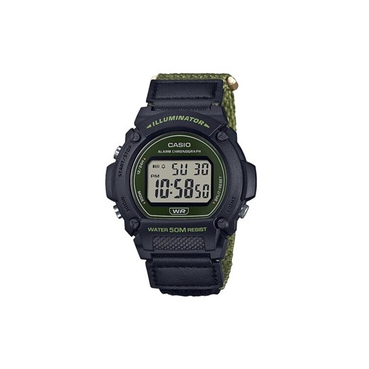Zegarek Casio W-219HB-3AVEF Czarny ze sklepu eobuwie.pl w kategorii Zegarki - zdjęcie 182116203